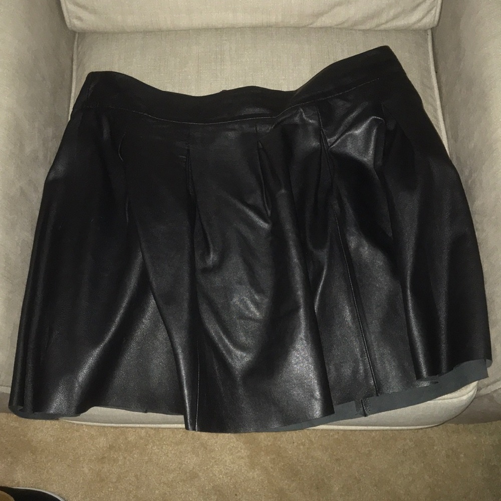 Leather skirt